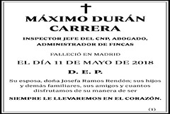Máximo Durán Carrera